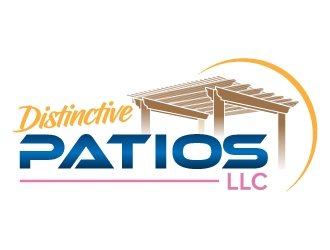 Distinctive Patios LLC logo design by jaize