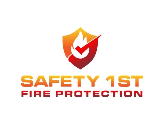 SAFETY 1ST FIRE PROTECTION logo design by createdesigns