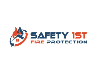 SAFETY 1ST FIRE PROTECTION logo design by createdesigns