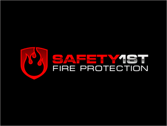 SAFETY 1ST FIRE PROTECTION logo design by catalin