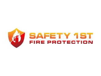 SAFETY 1ST FIRE PROTECTION logo design by createdesigns