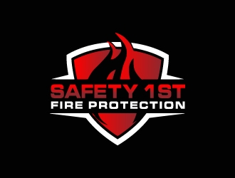 SAFETY 1ST FIRE PROTECTION logo design by createdesigns
