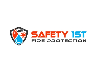 SAFETY 1ST FIRE PROTECTION logo design by createdesigns