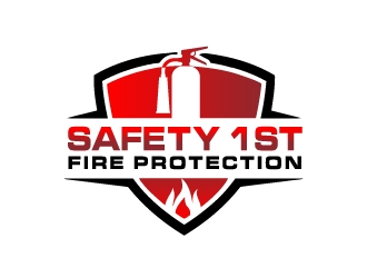 SAFETY 1ST FIRE PROTECTION logo design by createdesigns