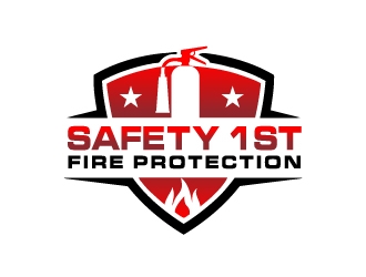 SAFETY 1ST FIRE PROTECTION logo design by createdesigns