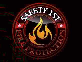 SAFETY 1ST FIRE PROTECTION logo design by Suvendu