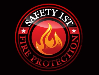 SAFETY 1ST FIRE PROTECTION logo design by Suvendu