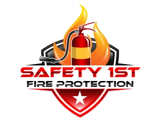 SAFETY 1ST FIRE PROTECTION logo design by Suvendu