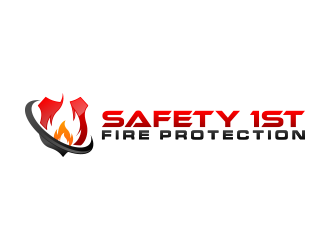 SAFETY 1ST FIRE PROTECTION logo design by lexipej
