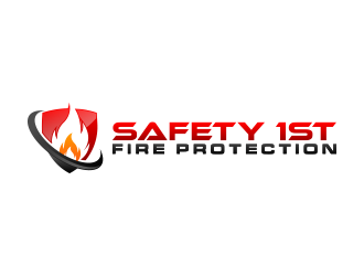 SAFETY 1ST FIRE PROTECTION logo design by lexipej