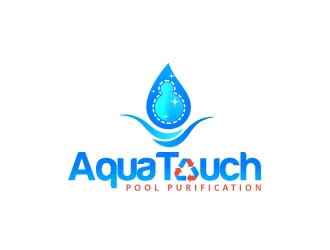 Aqua Touch Pool Purification logo design by Rock