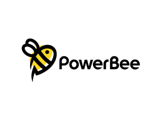 PowerBee logo design by VhienceFX