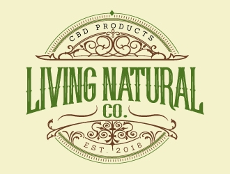 Living Natural Co. logo design by jaize