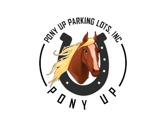 Pony Up Parking Lots, Inc logo design by czars