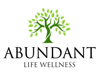 Abundant Life Wellness logo design by jetzu