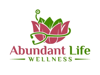 Abundant Life Wellness logo design by akilis13