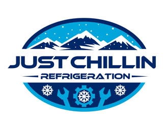 Just Chillin Refrigeration logo design by CreativeMania