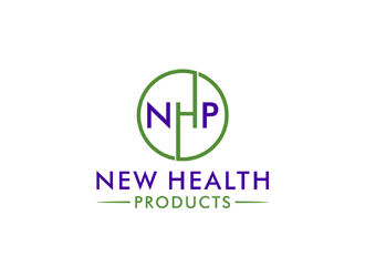 New Health Products OR NHP logo design by johana