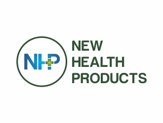 New Health Products OR NHP logo design by up2date