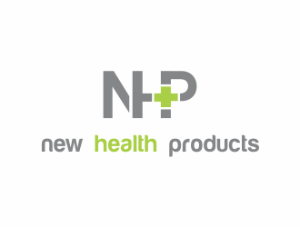 New Health Products OR NHP logo design by up2date