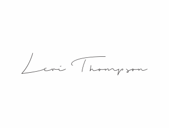 Levi Thompson logo design by hopee