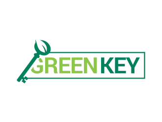 Green Key logo design by ingepro