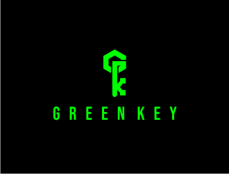 Green Key logo design by coco