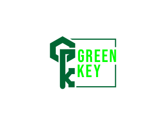Green Key logo design by coco