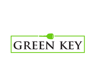 Green Key logo design by tec343
