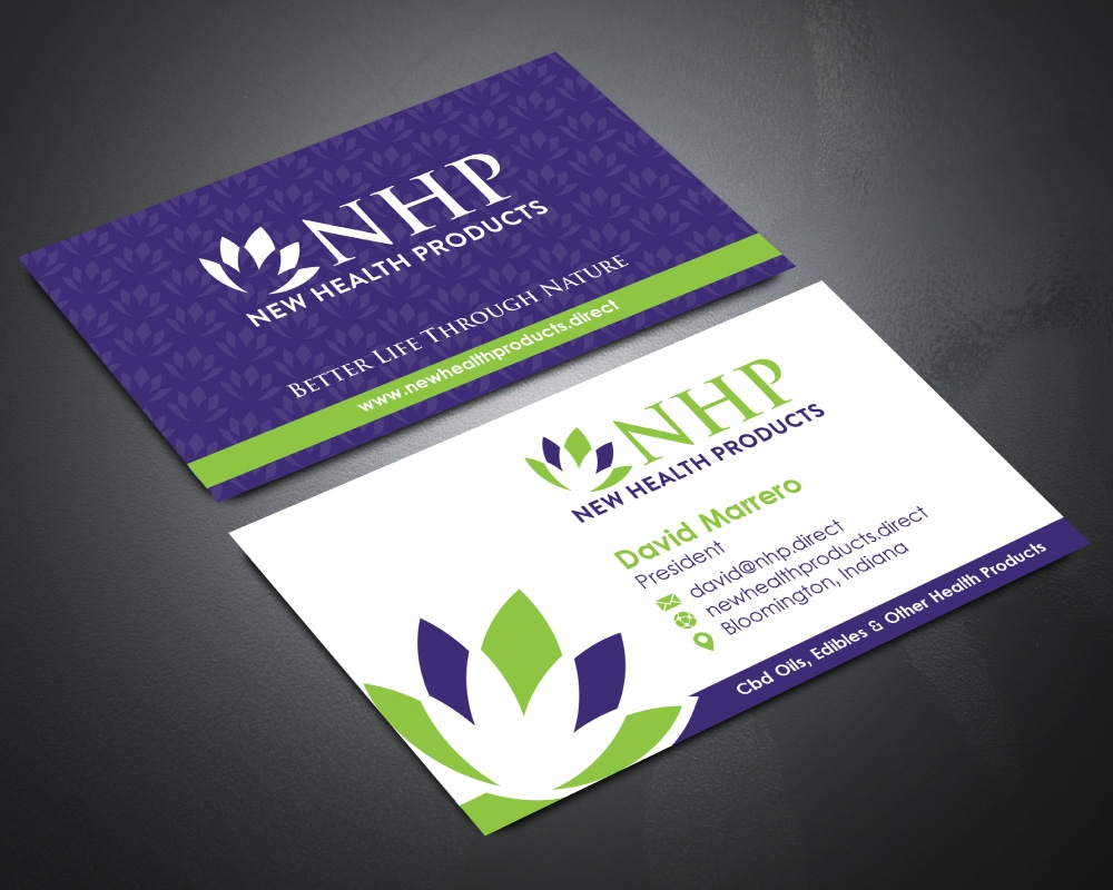New Health Products OR NHP logo design by Boomstudioz
