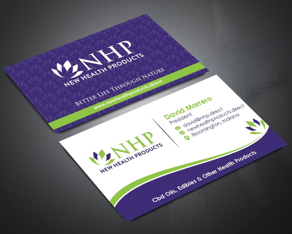 New Health Products OR NHP logo design by Boomstudioz