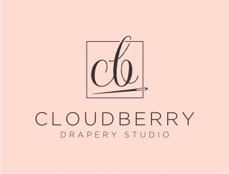 Cloudberry Drapery Studio logo design by GemahRipah