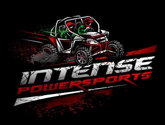 Intense Powersports logo design by REDCROW