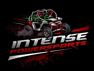 Intense Powersports logo design by REDCROW