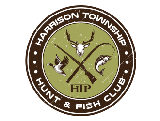 Harrison Township Hunt & Fish club logo design by schiena