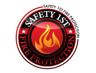 SAFETY 1ST FIRE PROTECTION logo design by Suvendu