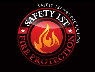 SAFETY 1ST FIRE PROTECTION logo design by Suvendu