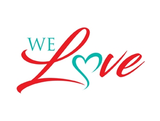 We Love logo design by MAXR