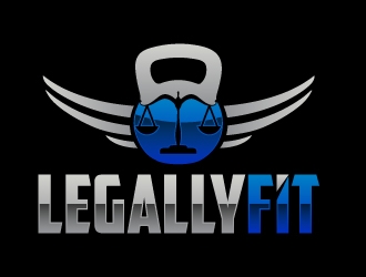 Legally Fit logo design by ElonStark