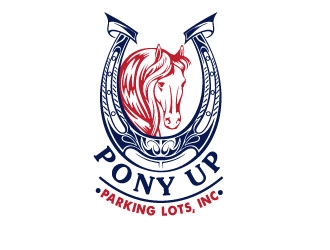 Pony Up Parking Lots, Inc logo design by AYATA