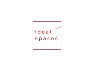 Ideal Spaces logo design by KHAI
