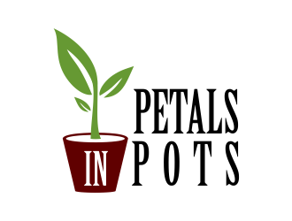 Petals In Pots logo design by done