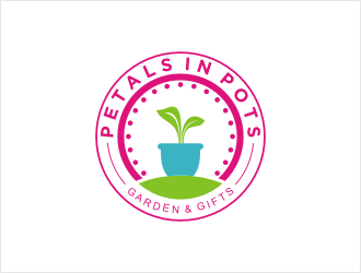 Petals In Pots logo design by bunda_shaquilla