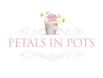 Petals In Pots logo design by kunejo