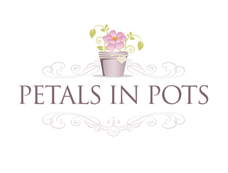 Petals In Pots logo design by kunejo