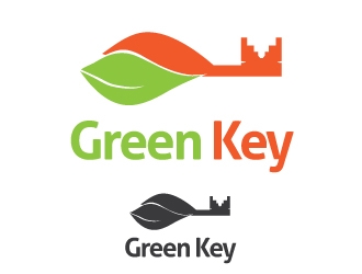 Green Key logo design by mop3d
