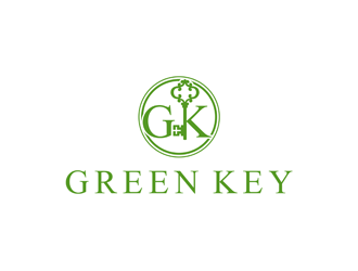 Green Key logo design by alby