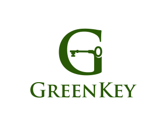 Green Key logo design by AisRafa