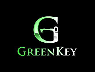 Green Key logo design by AisRafa