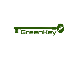 Green Key logo design by AisRafa